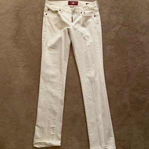 Lucky Brand Straight Leg White Jeans